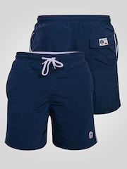 D555 Sky Blue YARROW Full Length Swim Shorts - Image 6 of 8