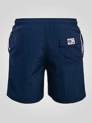 D555 Sky Blue YARROW Full Length Swim Shorts - Image 8 of 8