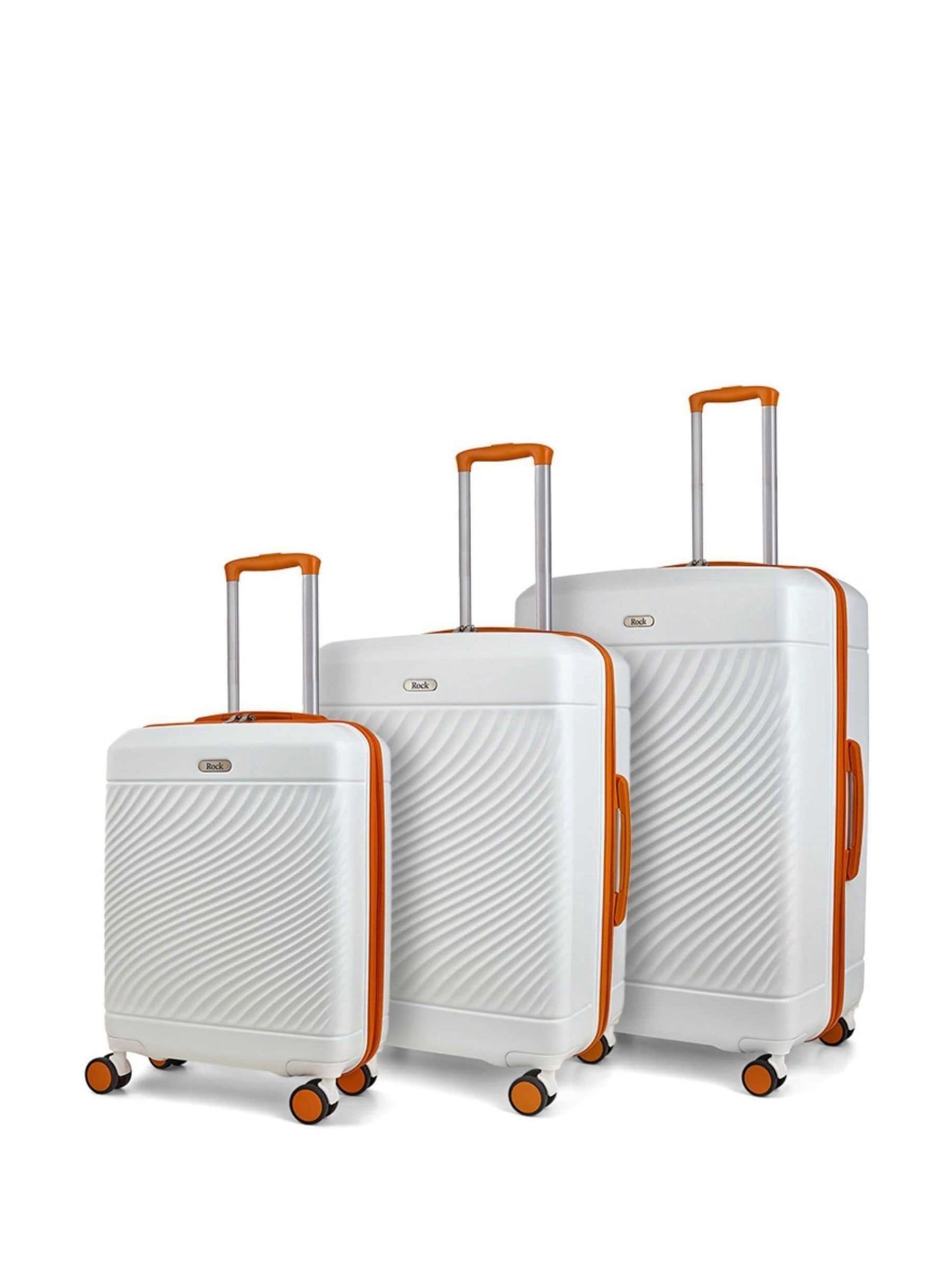 Rock Love Island Suitcase /Orange White Size 3Pc Set - Image 2