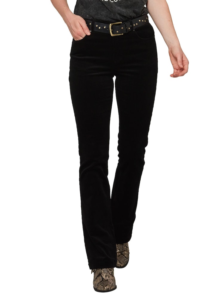Joe Browns Black Beautiful Bootcut Cords Trousers - Image 1 of 4 Joe Browns Black Beautiful Bootcut Cords Trousers - Image 1 of 4