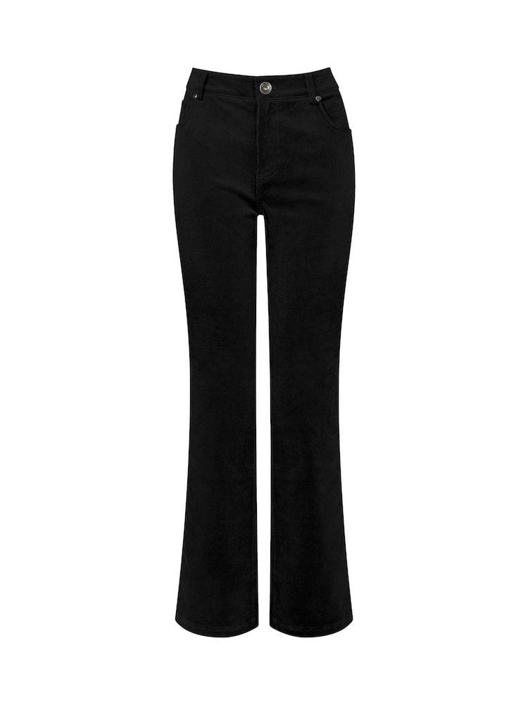 Joe Browns Black Beautiful Bootcut Cords Trousers - Image 4 of 4