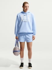 Nike Hydrogen Blue Sportswear Phoenix Fleece Oversized Graphic Hoodie - Image 1 of 5