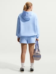 Nike Hydrogen Blue Sportswear Phoenix Fleece Oversized Graphic Hoodie - Image 2 of 5