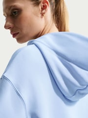 Nike Hydrogen Blue Sportswear Phoenix Fleece Oversized Graphic Hoodie - Image 4 of 5