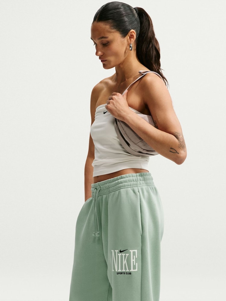 Nike Steam Green Women's Sportswear Phoenix Fleece Joggers - Image 5 of 5 Nike Steam Green Women's Sportswear Phoenix Fleece Joggers - Image 5 of 5