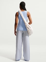 Nike Hydrogen Blue Ribbed Racerback Vest Top - Image 2 of 5