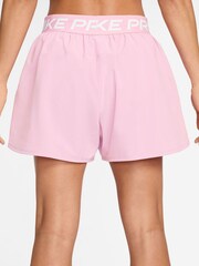 Nike Pink Foam Pro Dri-FIT Mid-Rise Brief-Lined 3" Woven Shorts - Image 2 of 4
