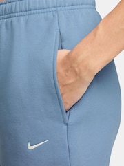 Nike Work Blue Studio Fleece Mid Rise Shorts - Image 4 of 4