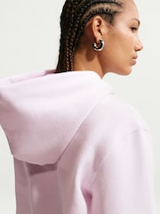 Nike Bleached Lilac Studio Fleece Oversized Hoodie - Image 5 of 5