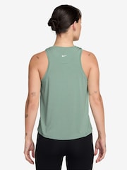 Nike Steam Green Zenvy Dropped Hem Dri-FIT Vest Top - Image 2 of 3