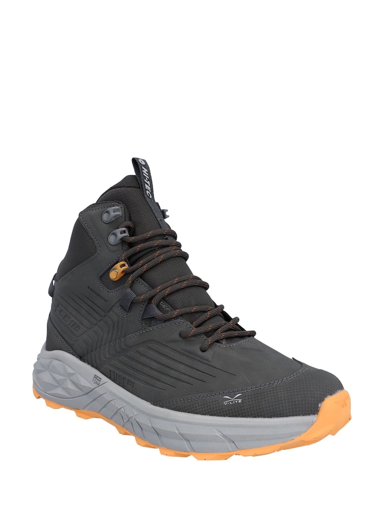 Hi-Tec Fuse Trek Mid Hiking Black Boots - Image 2 of 4 Hi-Tec Fuse Trek Mid Hiking Black Boots - Image 2 of 4