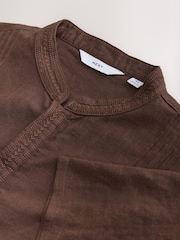 Brown Kurta Shirt - Image 7 of 8