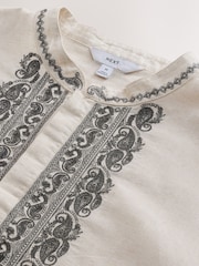 Neutral Kurta Shirt - Image 8 of 8