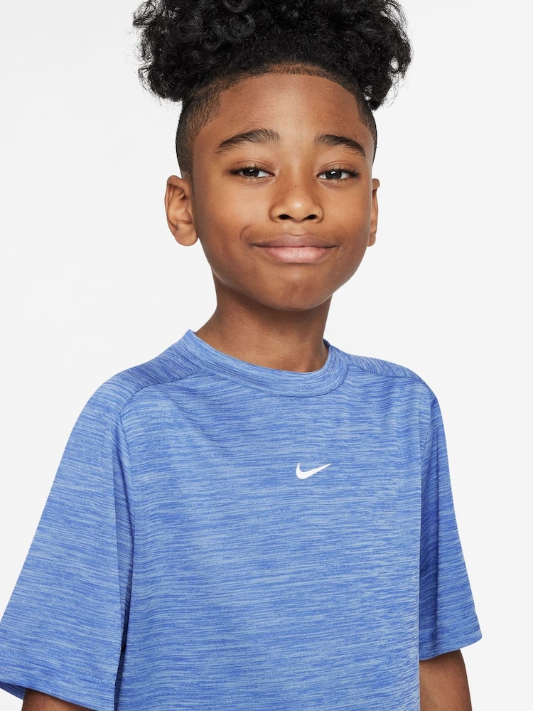 Nike Hydrogen Blue Dri-FIT Short Sleeve T-Shirt - Image 3 of 3