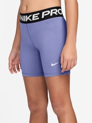 Nike Purple Pro Dri-FIT 5" Shorts - Image 1 of 4