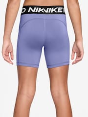 Nike Purple Pro Dri-FIT 5" Shorts - Image 2 of 4