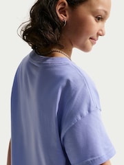 Nike Purple Sportswear Boxy T-Shirt - Image 4 of 5