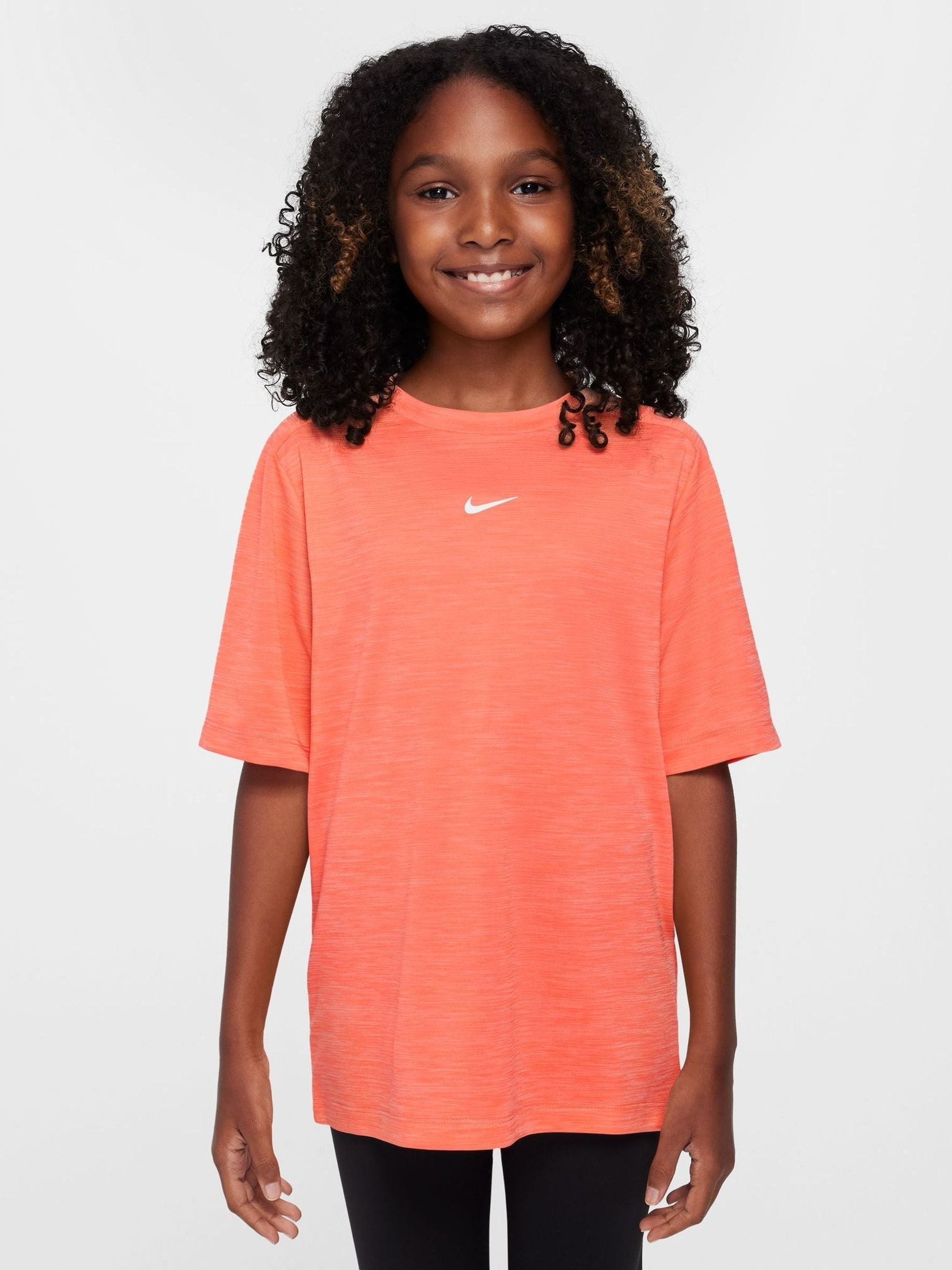 black and orange nike shirt women's