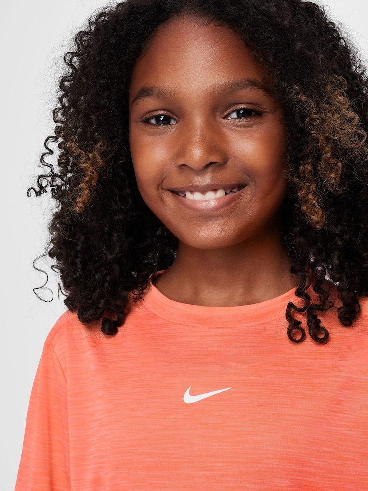 Nike Orange Dri-FIT Short Sleeve T-Shirt - Image 3 of 3