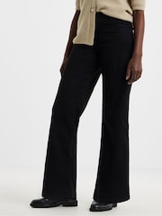JD Williams Black Wide Leg Jeggings - Image 4 of 4