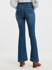 JD Williams Sky Blue Bootcut Jeggings - Image 2 of 4