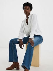 JD Williams Sky Blue Bootcut Jeggings - Image 3 of 4