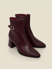 Sosandar Block talons Ankle Bottes With Buckle Trim - Image 2 de 4