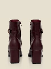 Sosandar Block talons Ankle Bottes With Buckle Trim - Image 3 de 4