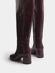 Long Tall Sally Red Knee Block Boots - Image 4 of 5