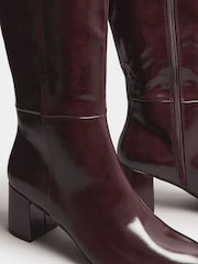 Long Tall Sally Red Knee Block Boots - Image 5 of 5