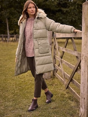 M&Co Natural Fur Trim Parka - Image 1 of 4