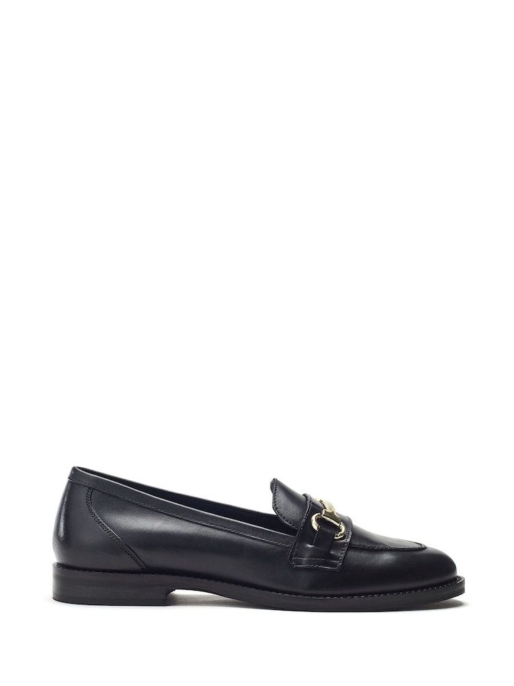 Moda in Pelle Elarra Flat Loafers With Snaffle Trim - Image 1 of 3 Moda in Pelle Elarra Flat Loafers With Snaffle Trim - Image 1 of 3