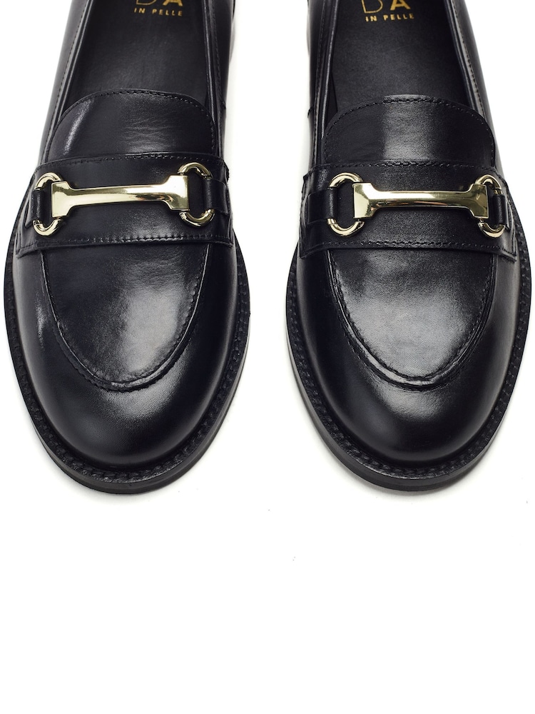 Moda in Pelle Elarra Flat Loafers With Snaffle Trim - Image 3 of 3 Moda in Pelle Elarra Flat Loafers With Snaffle Trim - Image 3 of 3
