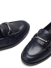 Moda in Pelle Elarra Flat Loafers With Snaffle Trim - Image 3 of 4