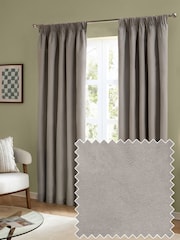 Furn The Ultimate Velvet Pencil Pleat Curtains - صورة 1 من 6