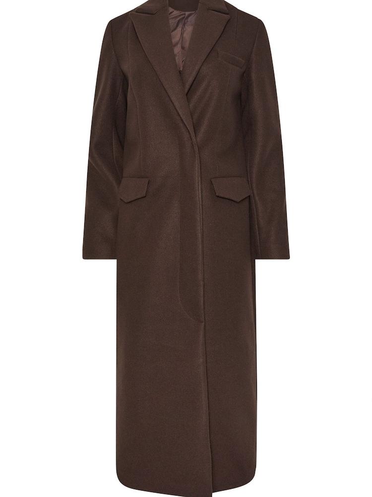 Marrone - Cappotto lungo Long Tall Sally - Immagine 5 di 5