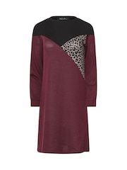 M&Co Black Petite Cutabout Berry Animal Dress - Image 5 of 5