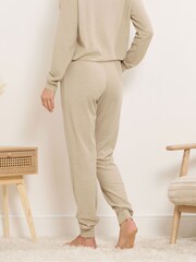 Long Tall Sally Natural Marl Cuff Lounge Joggers - Image 2 of 4