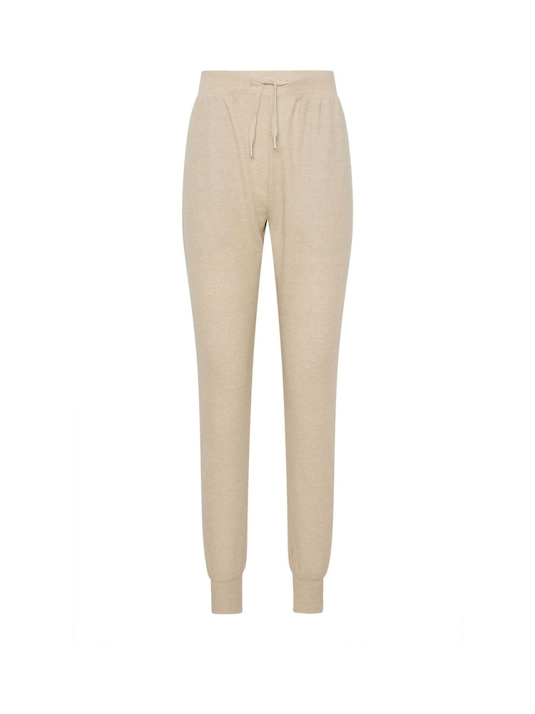 Long Tall Sally Natural Marl Cuff Lounge Joggers - Image 4 of 4