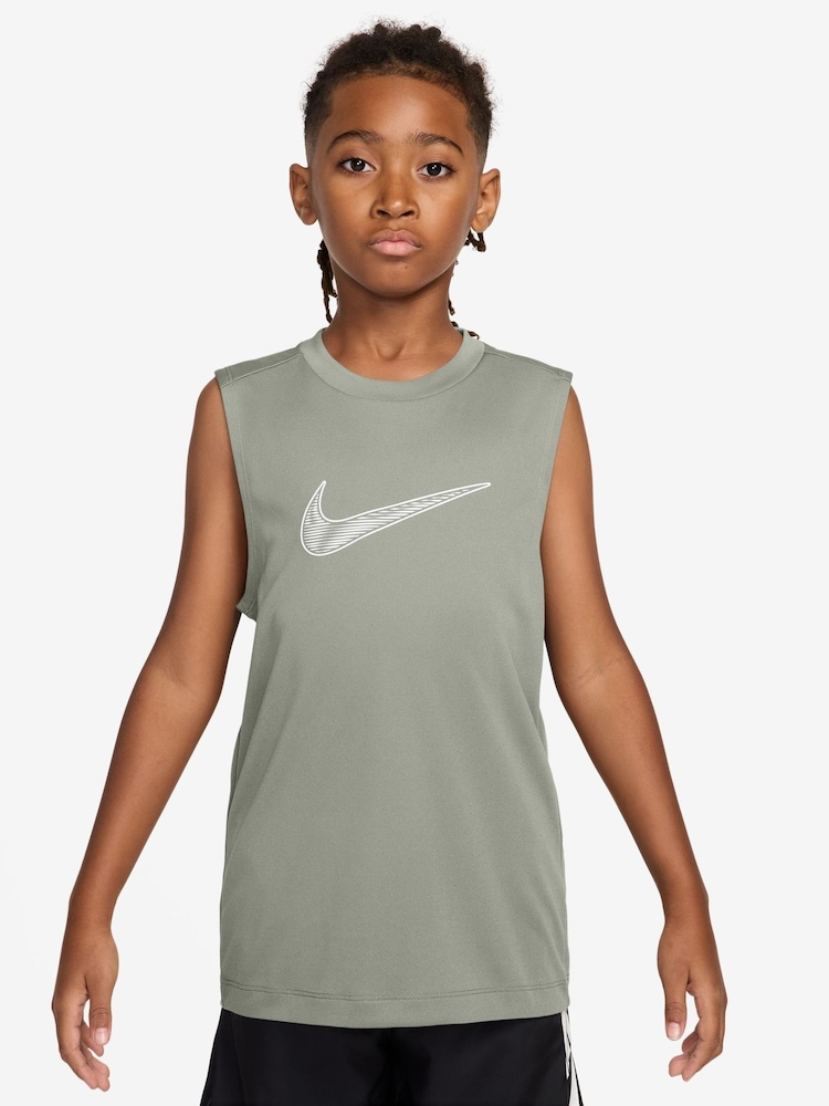 Nike Spruce Fog Grey Multi Dri-FIT Vest - Image 1 of 3 Nike Spruce Fog Grey Multi Dri-FIT Vest - Image 1 of 3