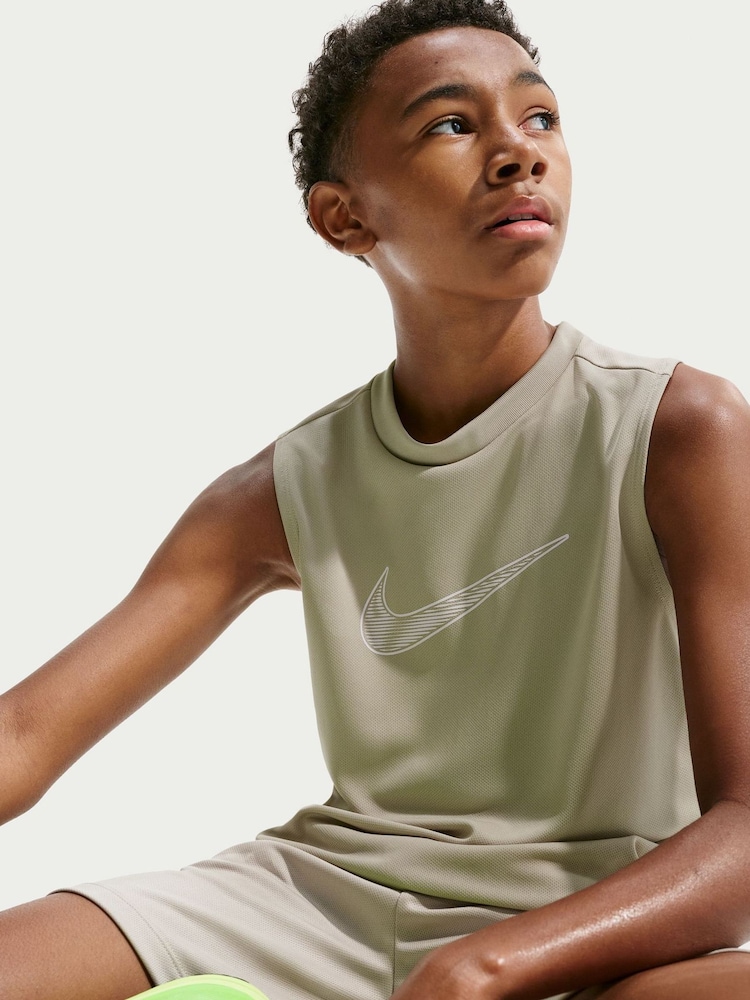 Nike Spruce Fog Grey Multi Dri-FIT Vest - Image 5 of 5