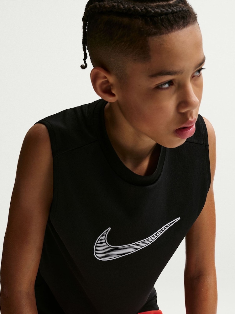 Nike Black Multi Dri-FIT Vest - Image 6 of 6