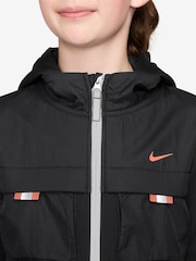 Nike Black Chrome City Utility Full Zip Hoodie - Image 3 of 3