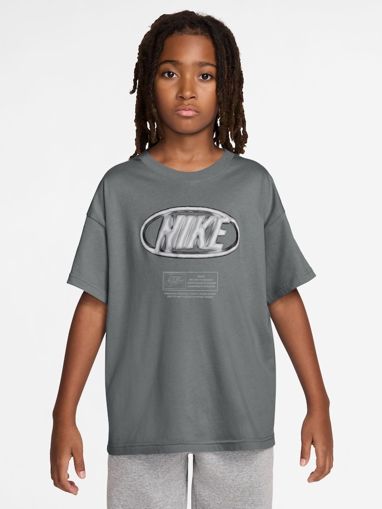 Nike Smoke Grey Club T-Shirt - Image 1 of 3