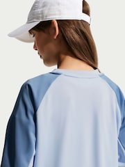 Vetysininen - Nike Pyöreäkauluksinen ja Shorts -Verryttelypuku - Kuva 5 / 7