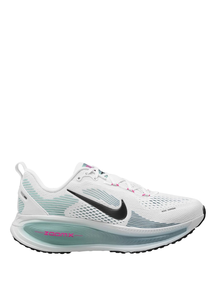 Nike White/Green Vomero 18 Running Trainers - Image 1 of 4 Nike White/Green Vomero 18 Running Trainers - Image 1 of 4