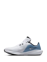 Nike White/Blue Infinity Golf Trainers - Image 6 of 11