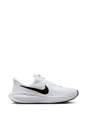 Nike White/Black Revolution 8 Easy On Road Running Trainers - Image 1 of 11