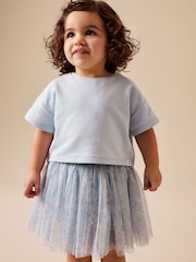 藍色 - 上衣和芭蕾舞裙套裝（3 個月至 7 歲） - 圖片 2，共 9