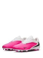 Nike Pink Phantom 6 Low Club Multi Ground Football Boots - Image 5 of 11